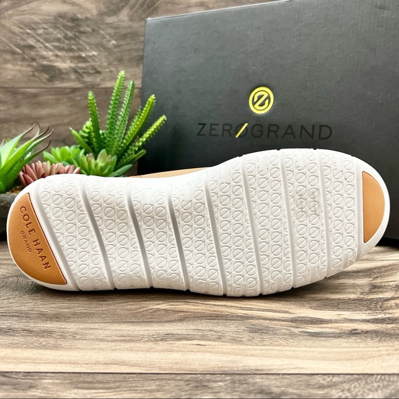 NIB Cole Haan Zerogrand Water Resistant Bootie Birch Beige Suede Leather - Picture 9 of 16